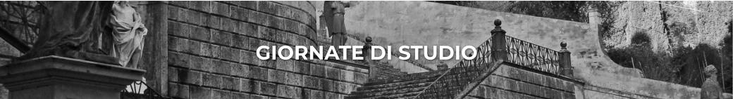 GIORNATE DI STUDIO